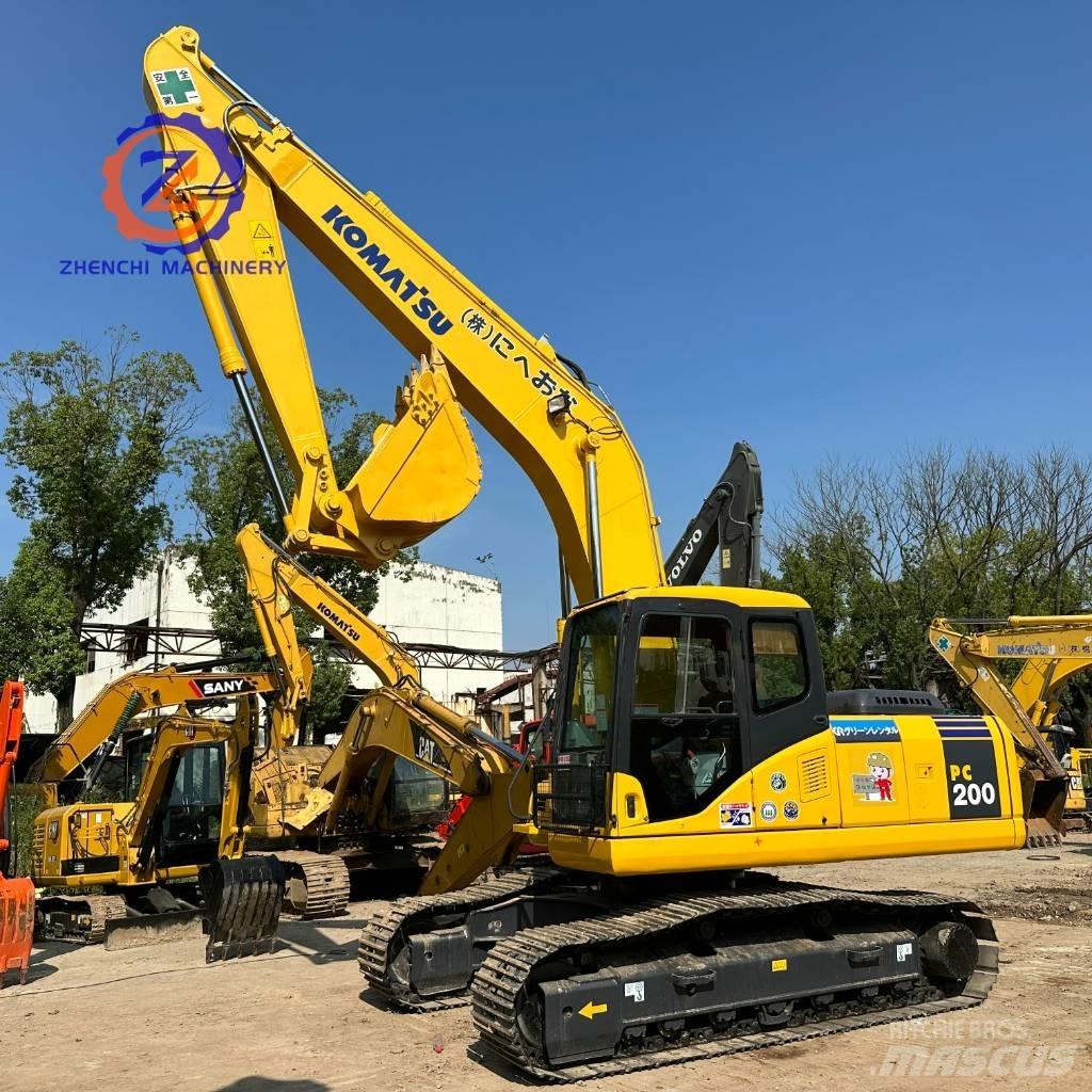 Komatsu PC 200 Pásová rýpadla