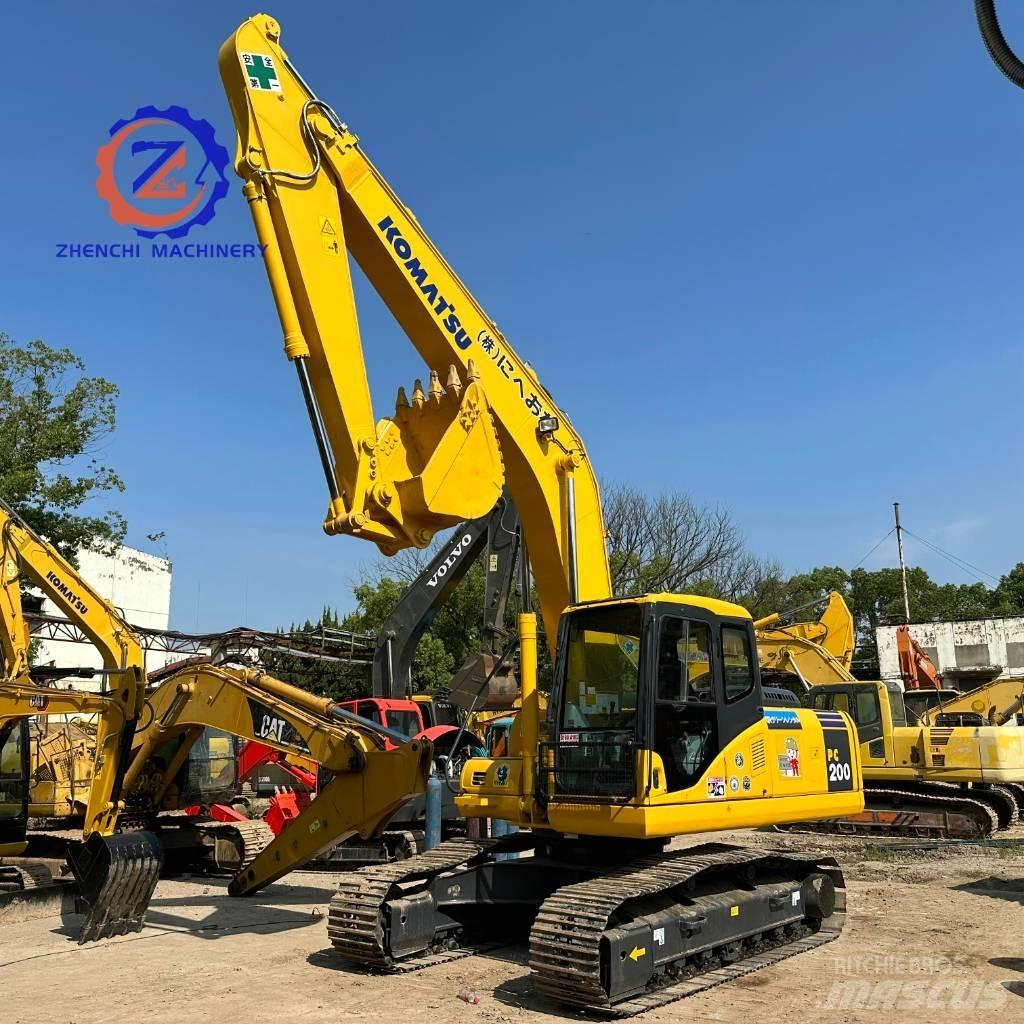 Komatsu PC 200 Pásová rýpadla
