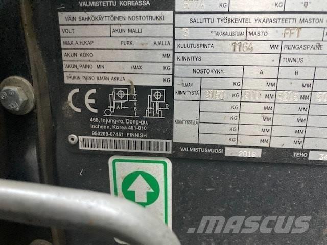 Doosan D35C-7 Dieselové vozíky