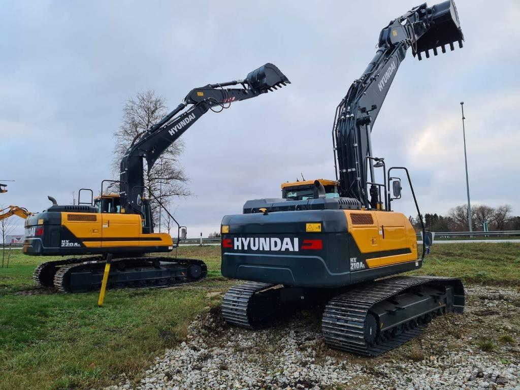 Hyundai HX210AL Pásová rýpadla