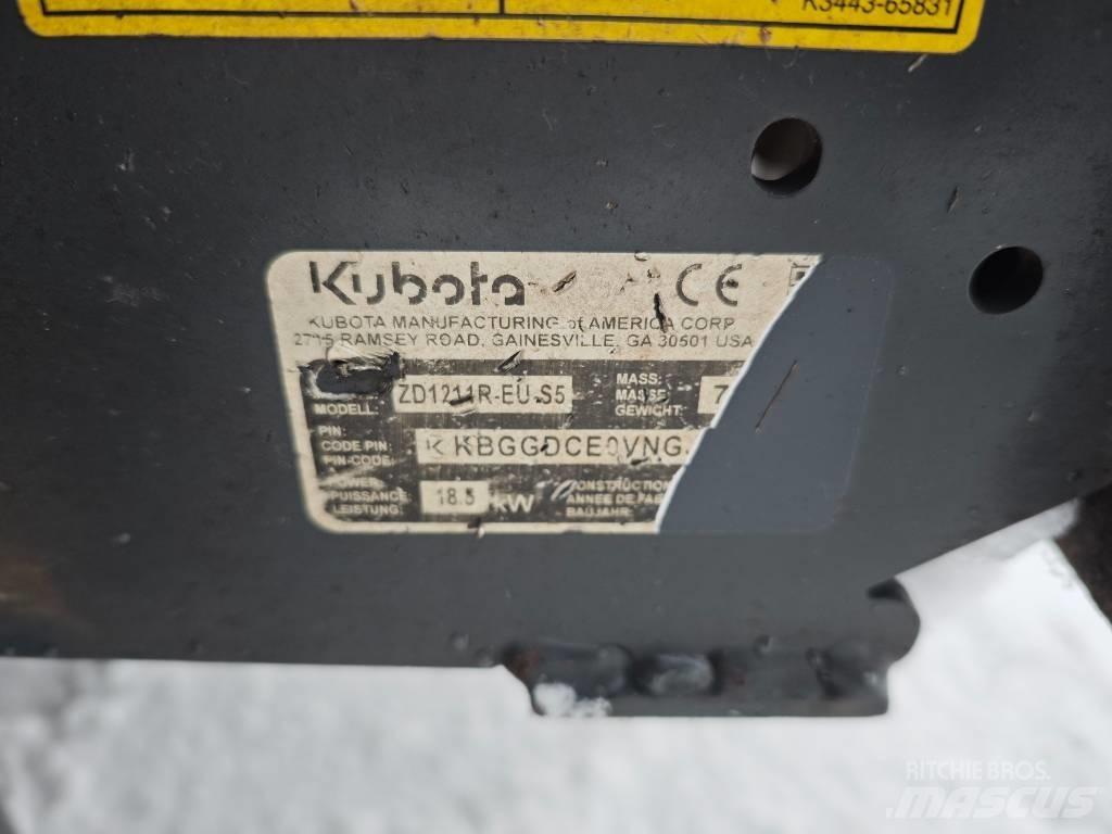 Kubota ZD 1211 Samojízdné sekačky