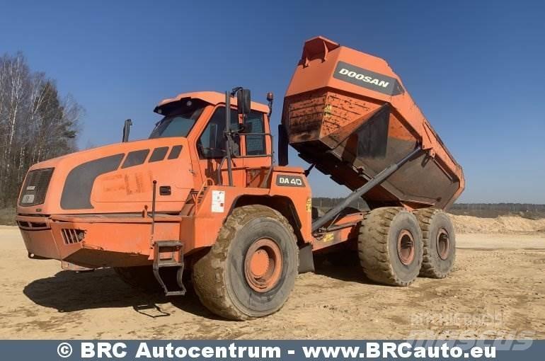 Doosan DA 40 Kloubové dempry