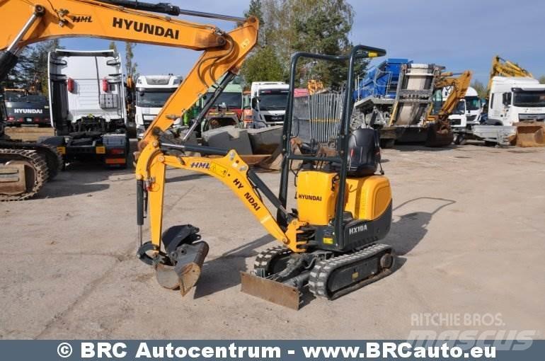 Hyundai HX10A Mini rýpadla < 7t
