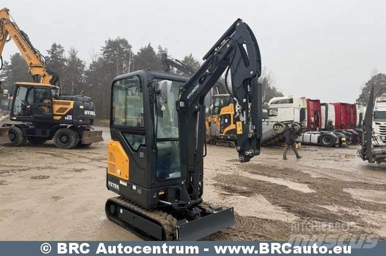 Hyundai HX19A Mini rýpadla < 7t