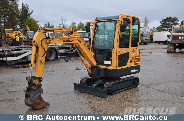 Hyundai R18-9AK Mini rýpadla < 7t