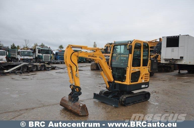 Hyundai R18-9AK Mini rýpadla < 7t