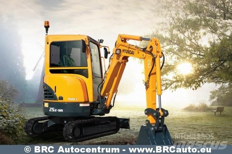Hyundai R25Z-9AK Mini rýpadla < 7t