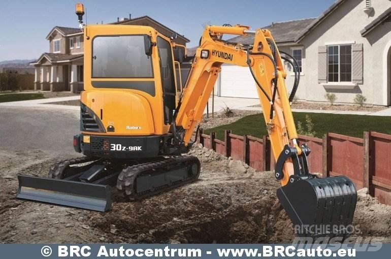 Hyundai R30Z-9AK Mini rýpadla < 7t