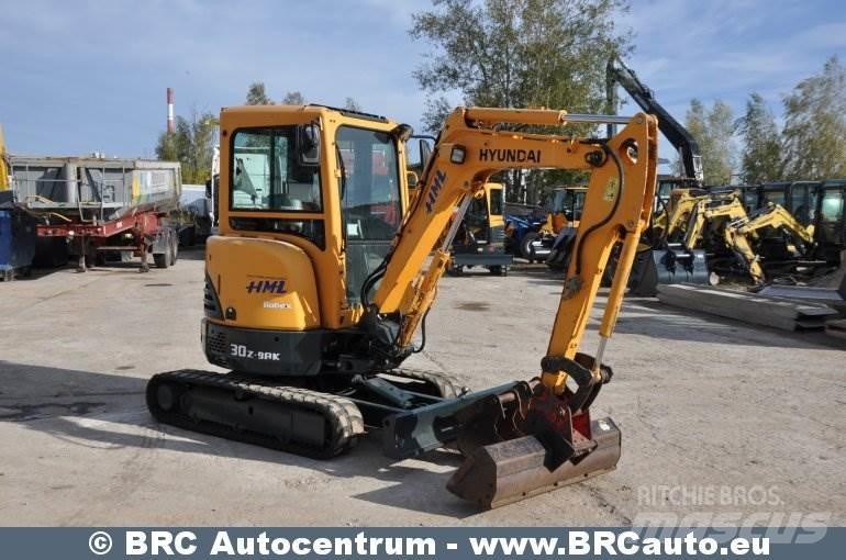 Hyundai R30Z-9AK Mini rýpadla < 7t