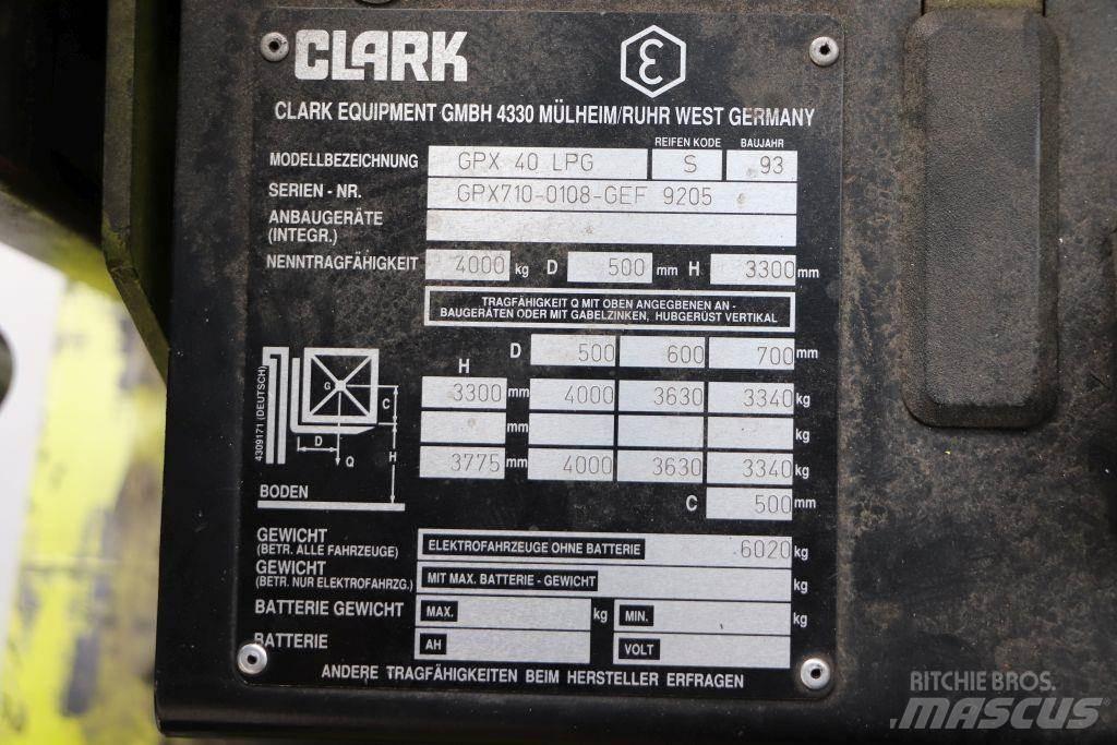 Clark GPX 40 LPG vozíky
