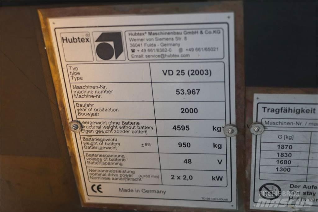 Hubtex VD 25 Vysokozdvižný vozík s bočním ložením