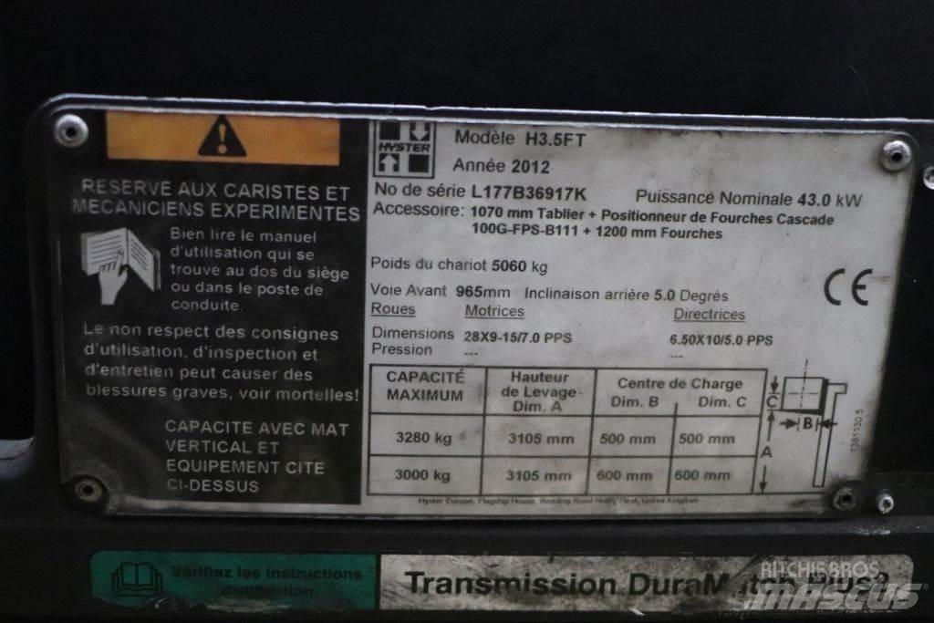 Hyster H3.5FT Dieselové vozíky