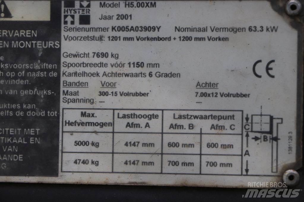 Hyster H5.00XM LPG vozíky