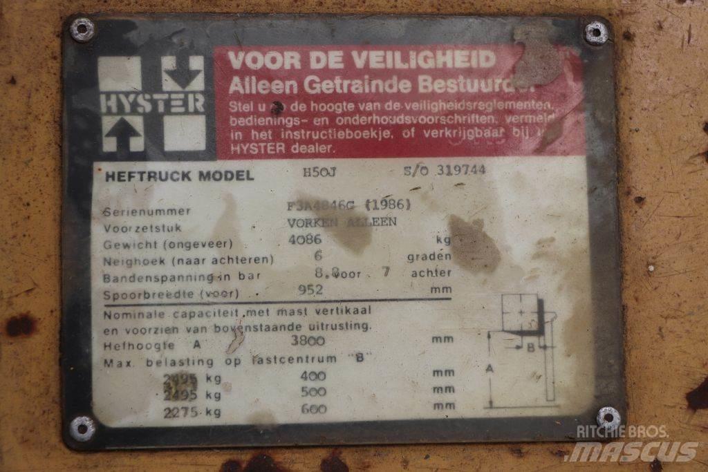 Hyster H50J LPG vozíky
