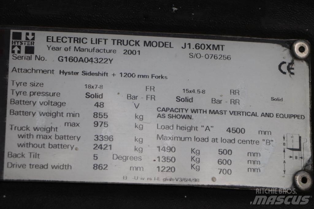 Hyster J1.60XMT Akumulátorové vozíky