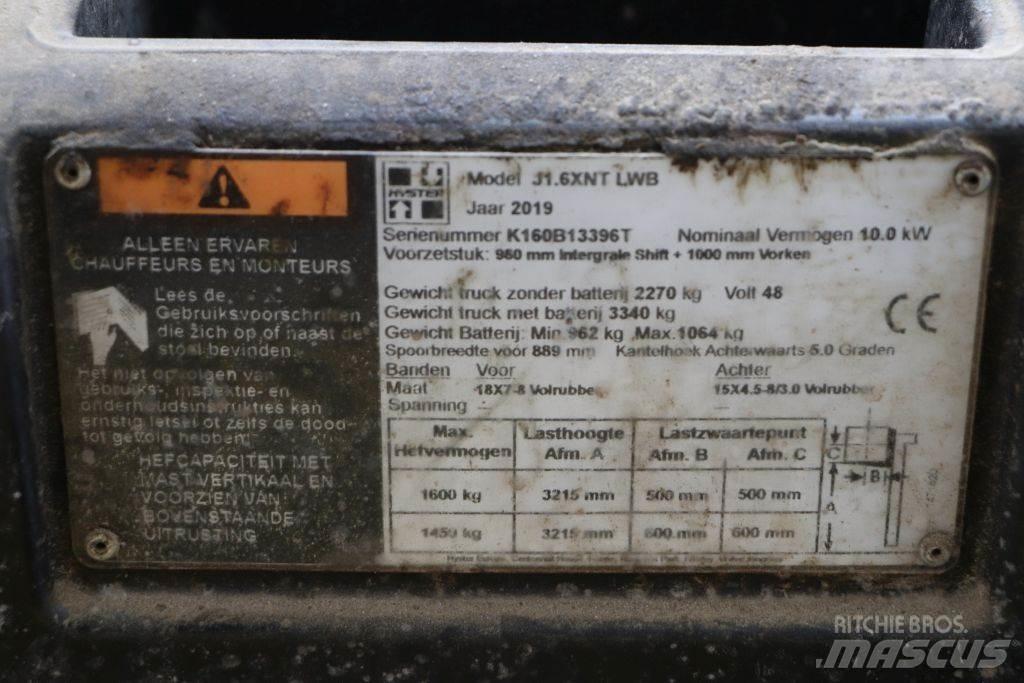Hyster J1.6XNT Akumulátorové vozíky
