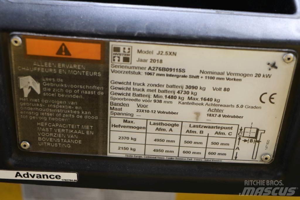 Hyster J2.5XN Akumulátorové vozíky