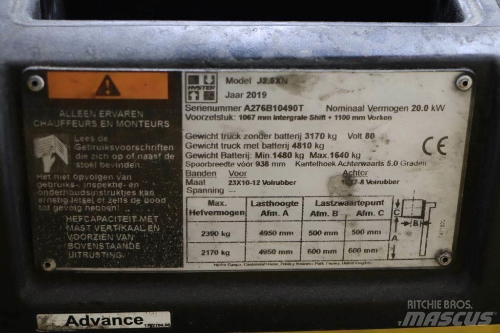 Hyster J2.5XN Akumulátorové vozíky