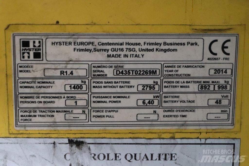 Hyster R1.4 Retraky