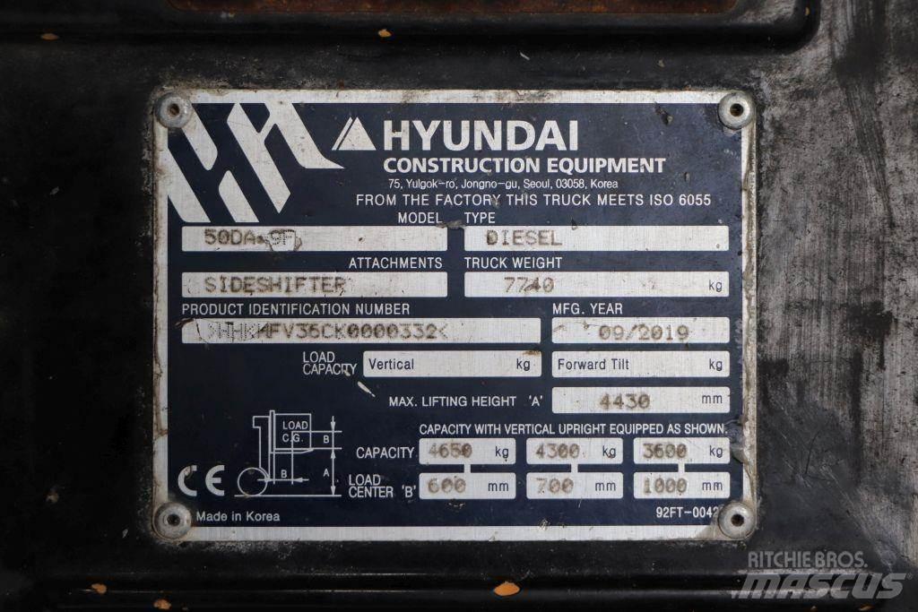 Hyundai 50DA-9F Dieselové vozíky