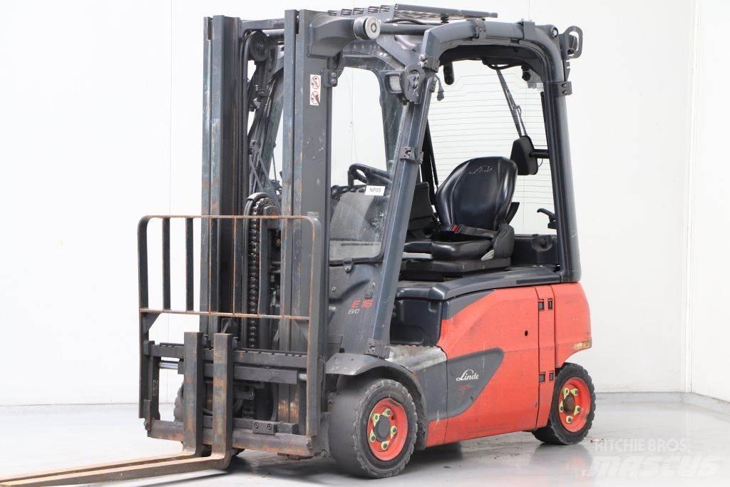 Linde E16P-02 Akumulátorové vozíky