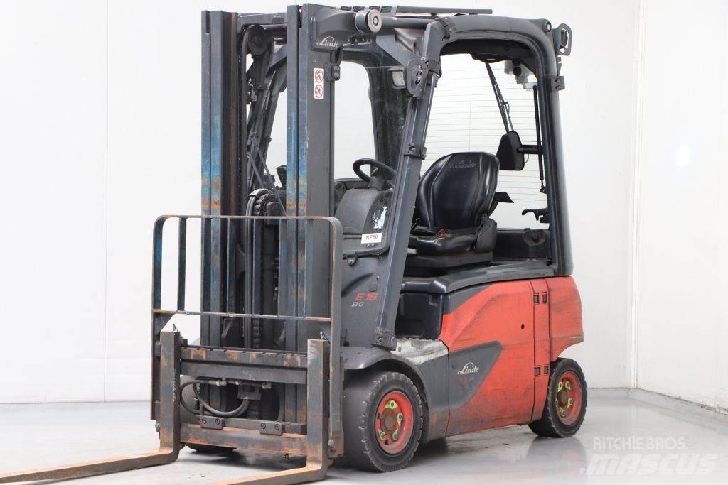 Linde E16P-02 Akumulátorové vozíky