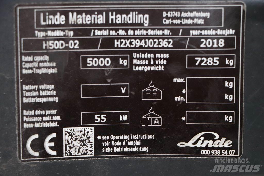 Linde H50D-02 Dieselové vozíky