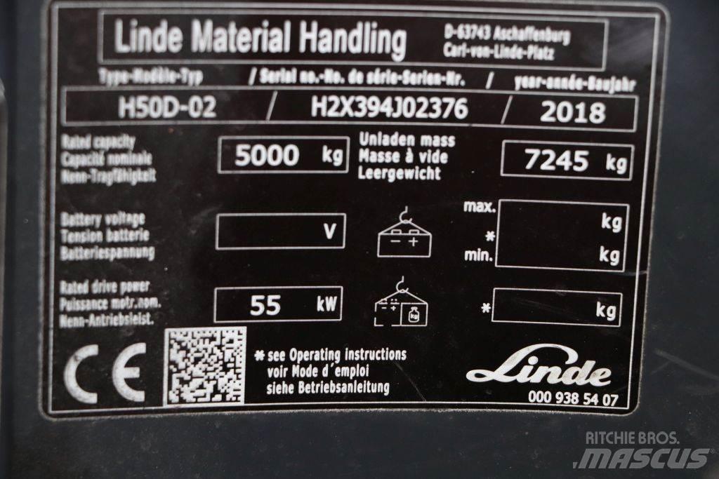 Linde H50D-02 Dieselové vozíky