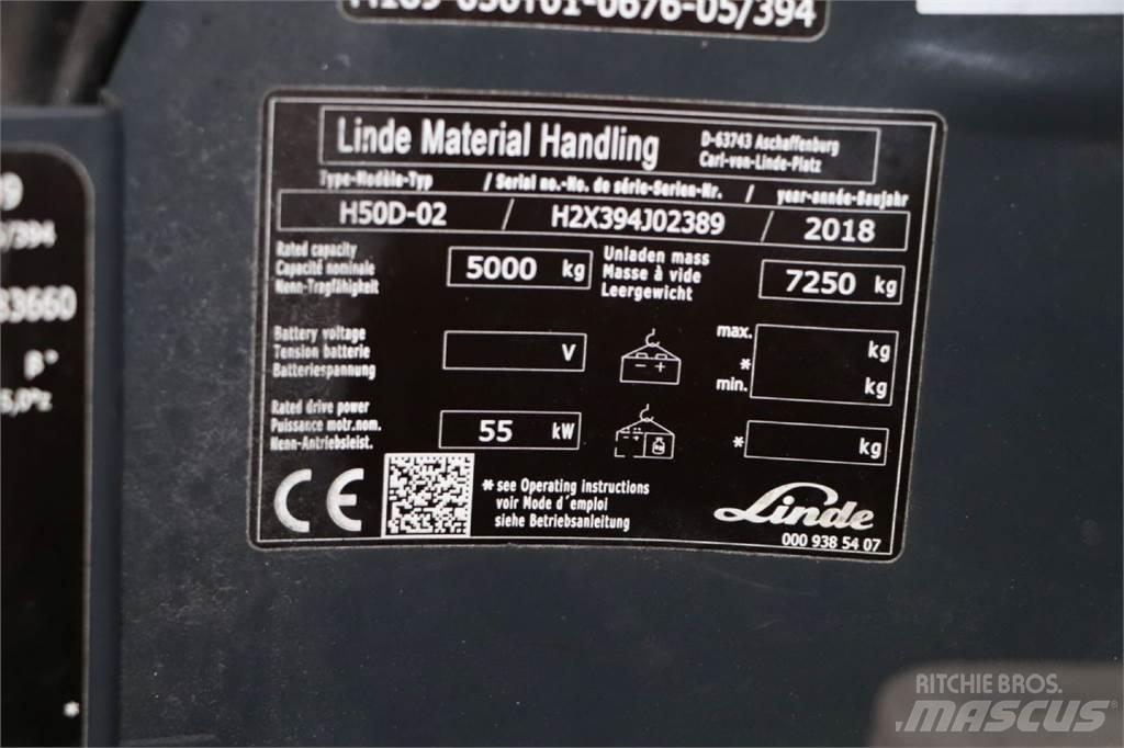 Linde H50D-02 Dieselové vozíky