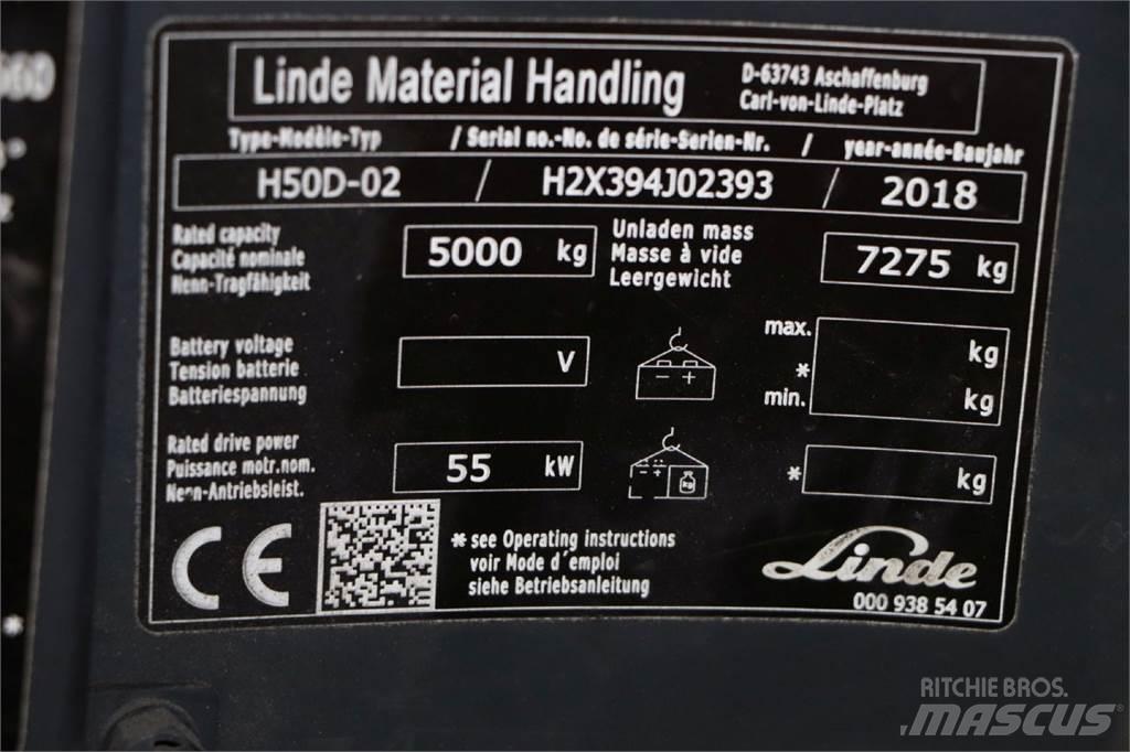 Linde H50D-02 Dieselové vozíky