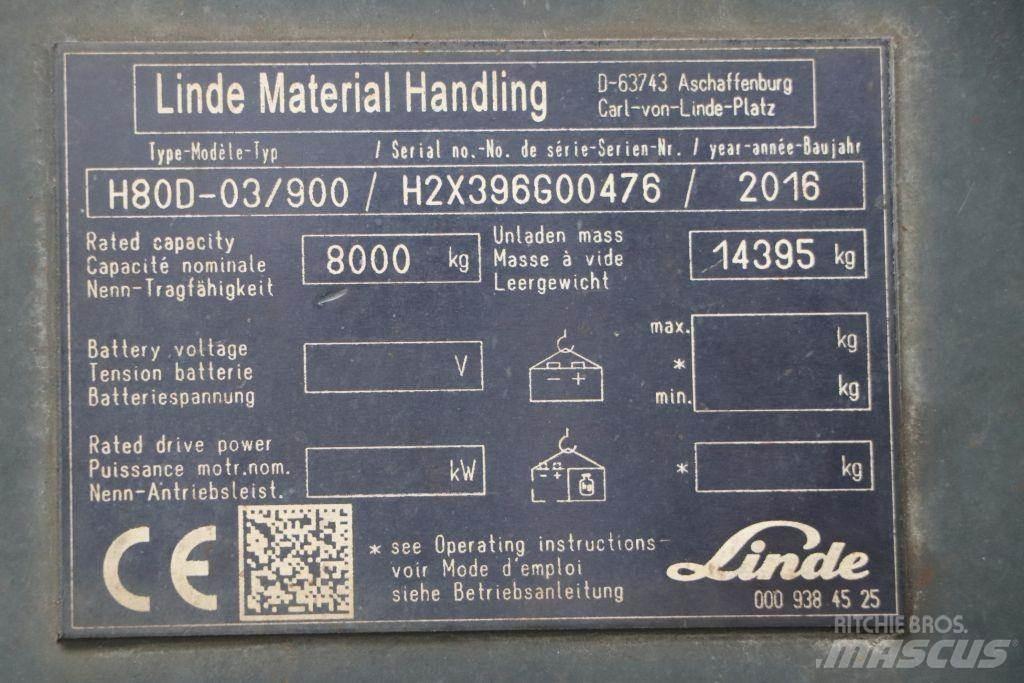 Linde H80D-03/900 Dieselové vozíky