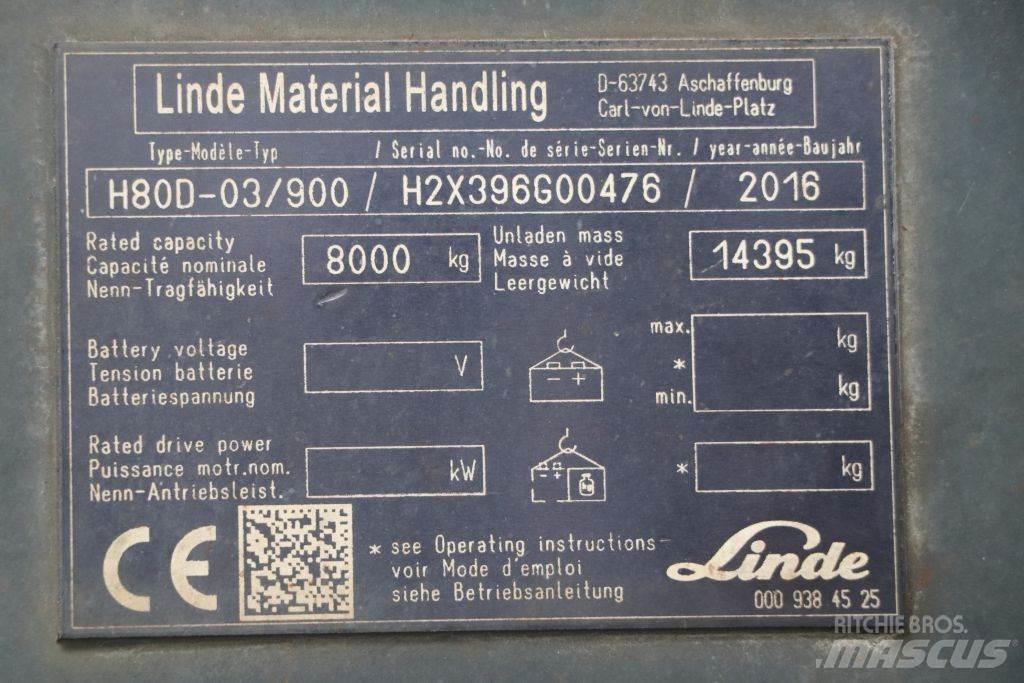 Linde H80D-03/900 Dieselové vozíky