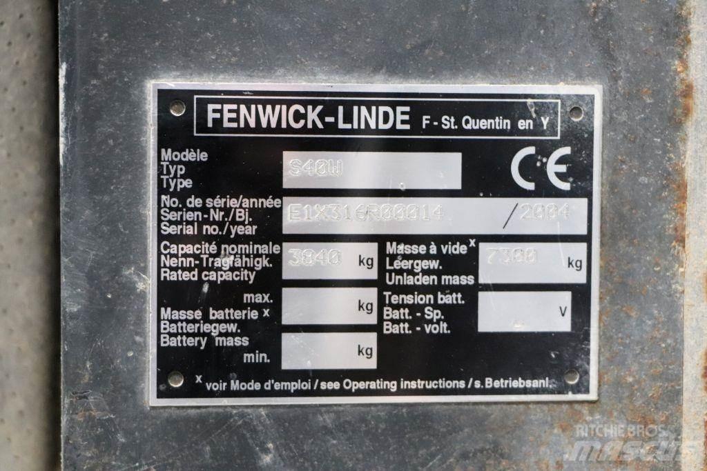 Linde S40W Vysokozdvižný vozík s bočním ložením