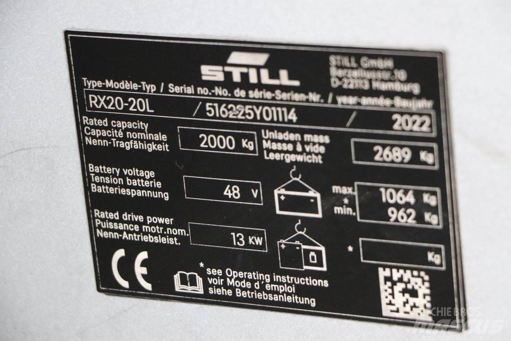 Still RX20-20L Akumulátorové vozíky