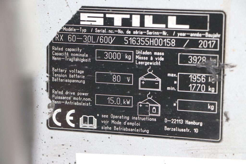 Still RX60-30L/600 Akumulátorové vozíky