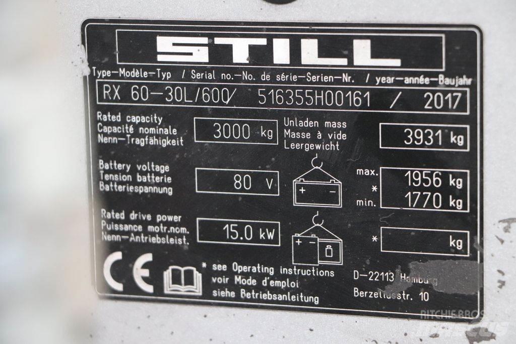 Still RX60-30L/600 Akumulátorové vozíky