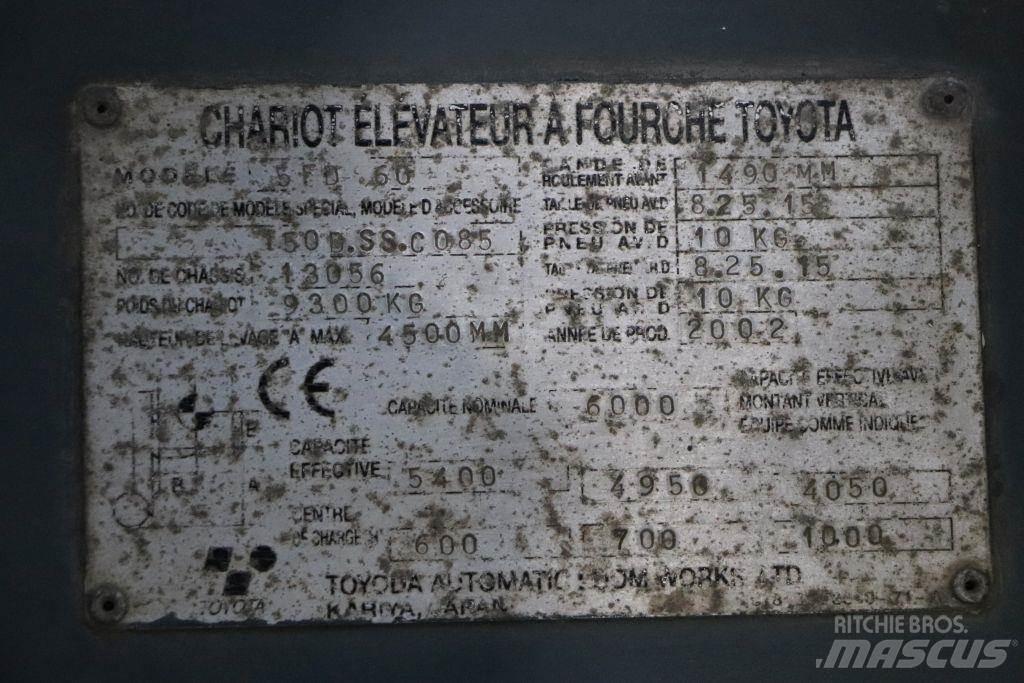 Toyota 5FD60 Dieselové vozíky