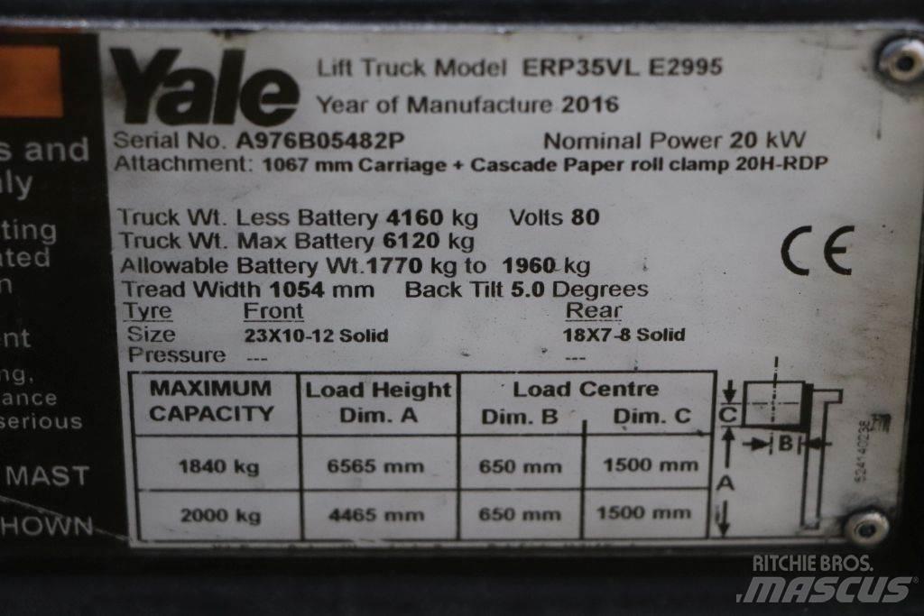 Yale ERP35VL Akumulátorové vozíky