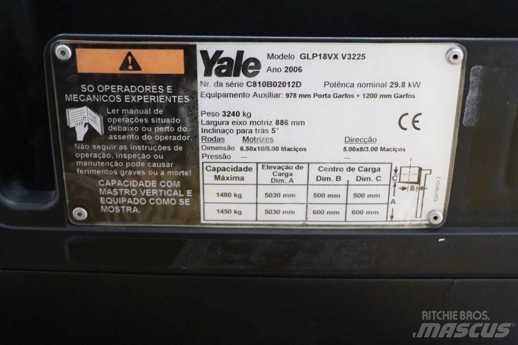 Yale GLP18VX LPG vozíky