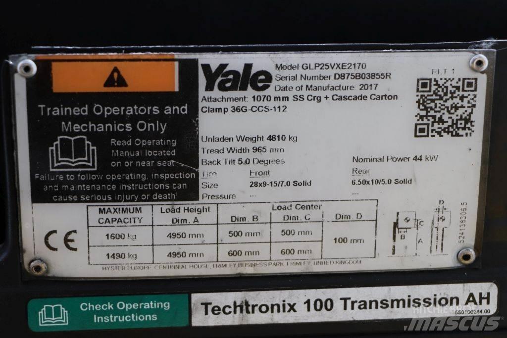 Yale GLP25VX LPG vozíky