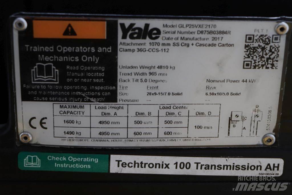 Yale GLP25VX LPG vozíky