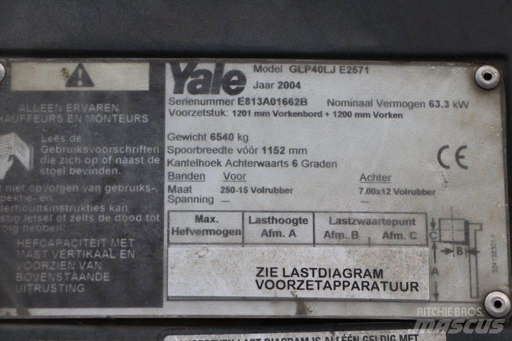 Yale GLP40LJ LPG vozíky