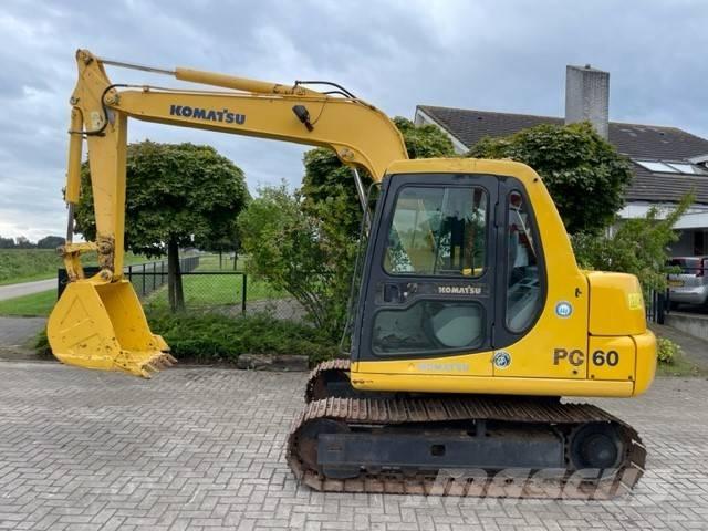 Komatsu PC 60-7 Pásová rýpadla