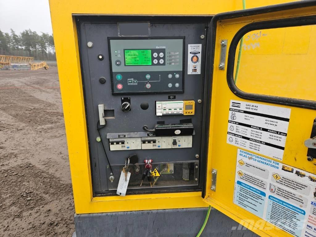 Atlas Copco QAS 40 Naftové generátory