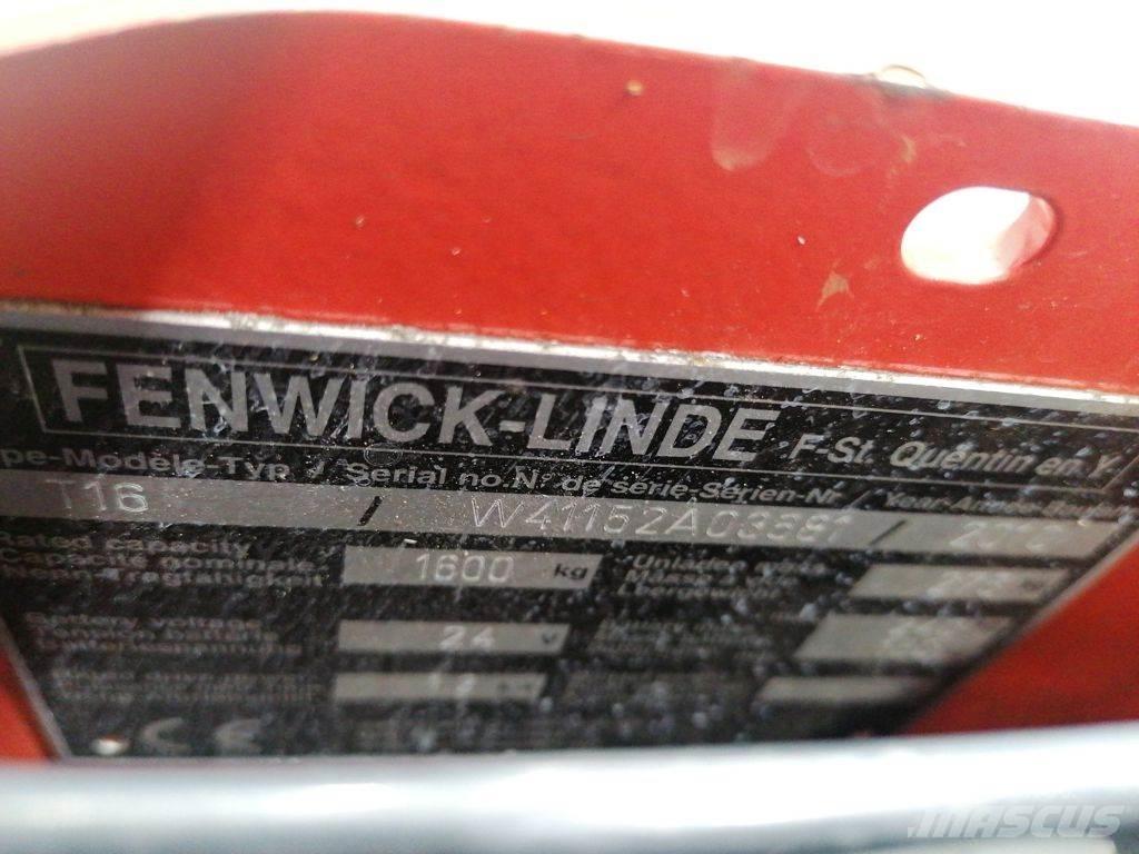Linde T16 Nízkozdvižný vozík
