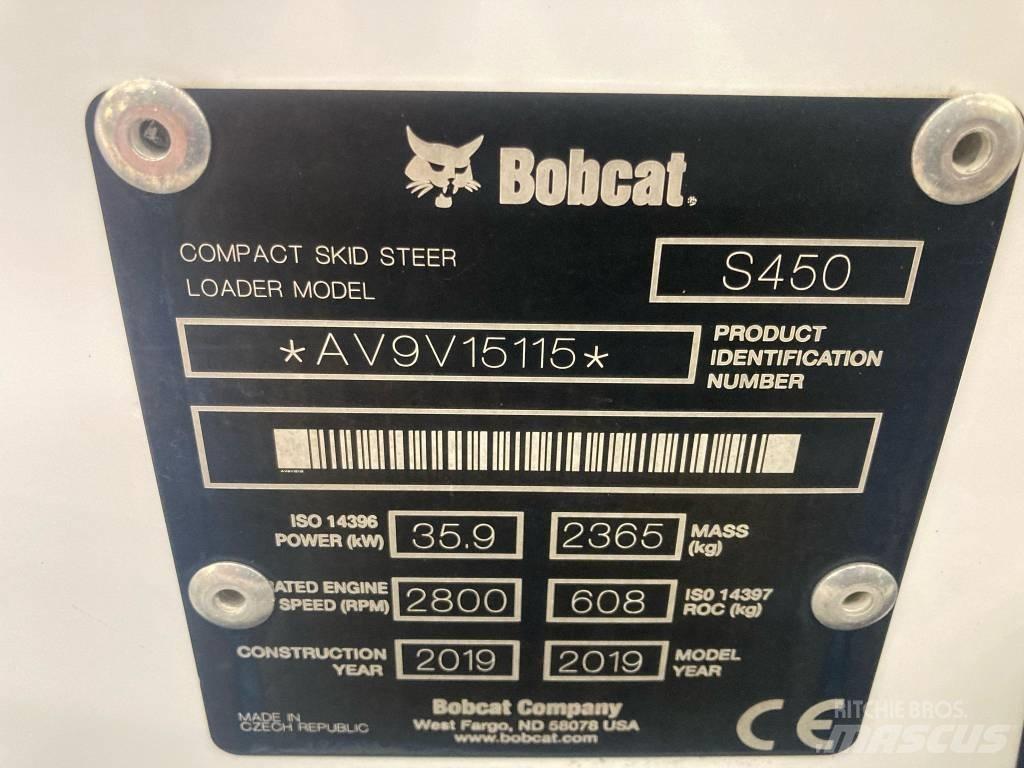 Bobcat S 450 Smykem řízené nakladače