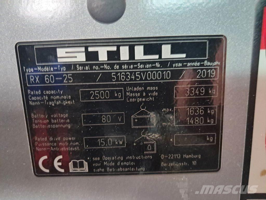 Still RX60-25 Akumulátorové vozíky