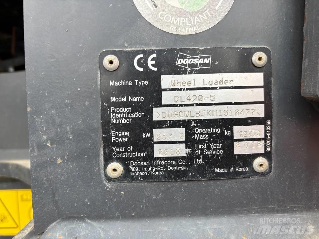Doosan DL 420-5 Kolové nakladače