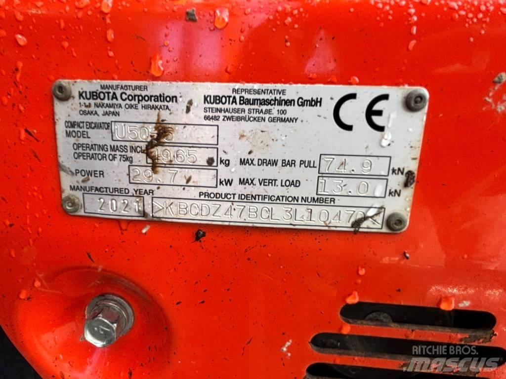Kubota U 50 Mini rýpadla < 7t