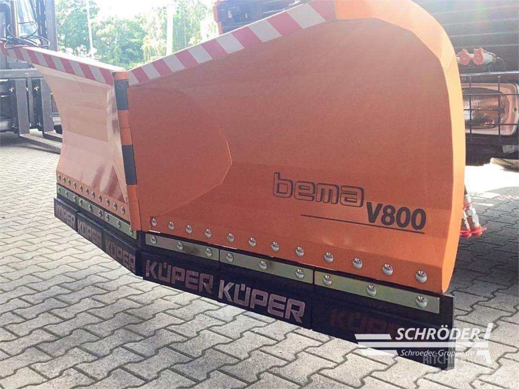 Bema V 800 Sněžné pluhy, přední sněhové radlice